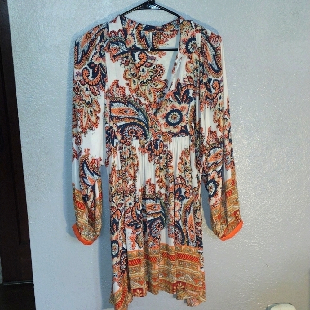 Free People Say You Love Me Mini Dress Floral S